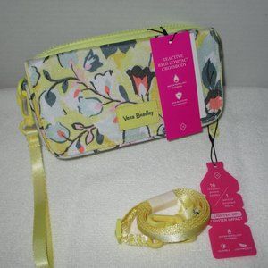 Vera Bradley Sunny Garden Women's Recycled RFID crossbody bag NWT free ship